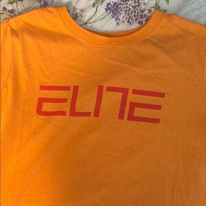 Nike Orange Red Elite Short Sleeve Tee